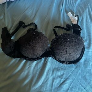 PINK Victoria's Secret Black Lace Bra